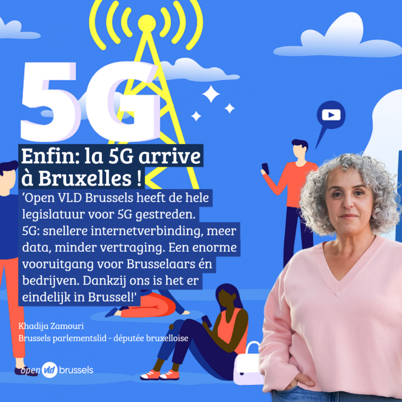 Brussels Parlement stemt voor 5G uitrol