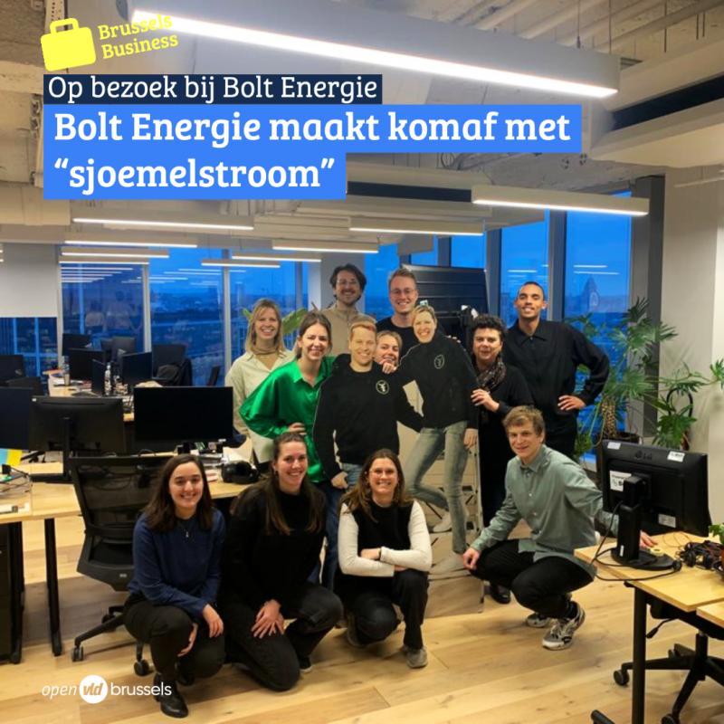 Carla Dejonghe op bezoek bij Bolt Energie –  Bolt Energie maakt komaf met “sjoemelstroom”