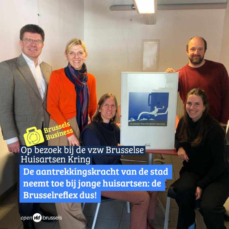 Met Sven Gatz en Ethel Savelkoul op bezoek bij de vzw Brusselse Huisartsenkring (BHAK) - “Huisartsen met een Brusselreflex”