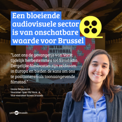 Opinie Imane Belguenani: 'Een script voor een bloeiende filmindustrie in Brussel'