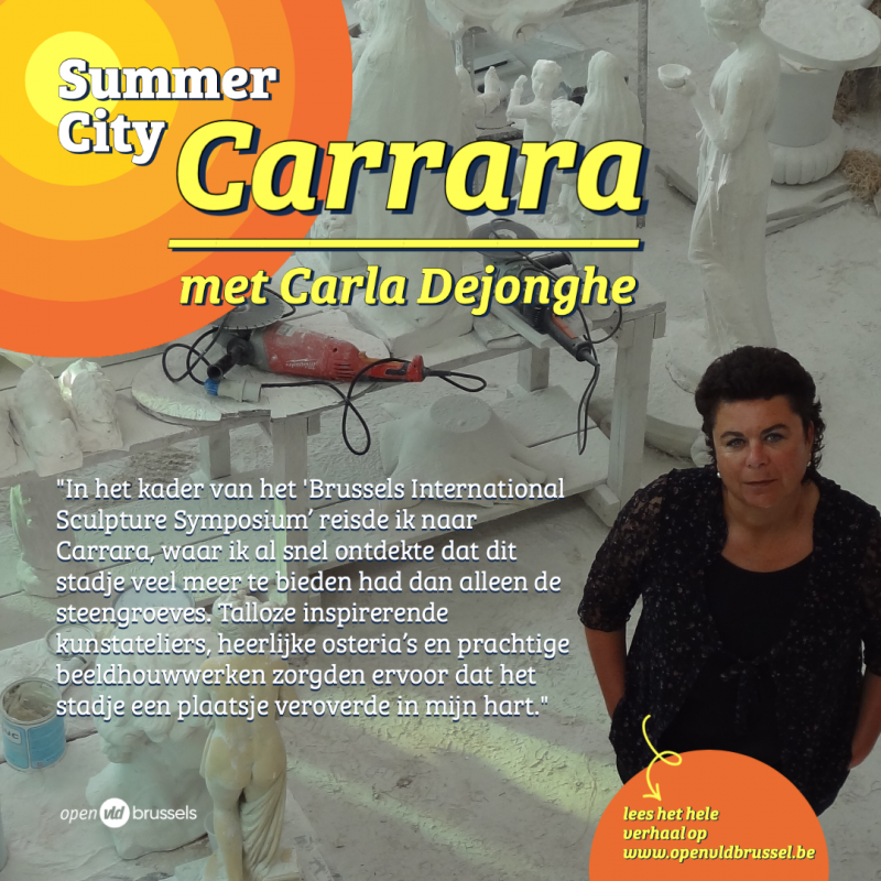 Zomerreeks Summer City - Carrara met Carla Dejonghe